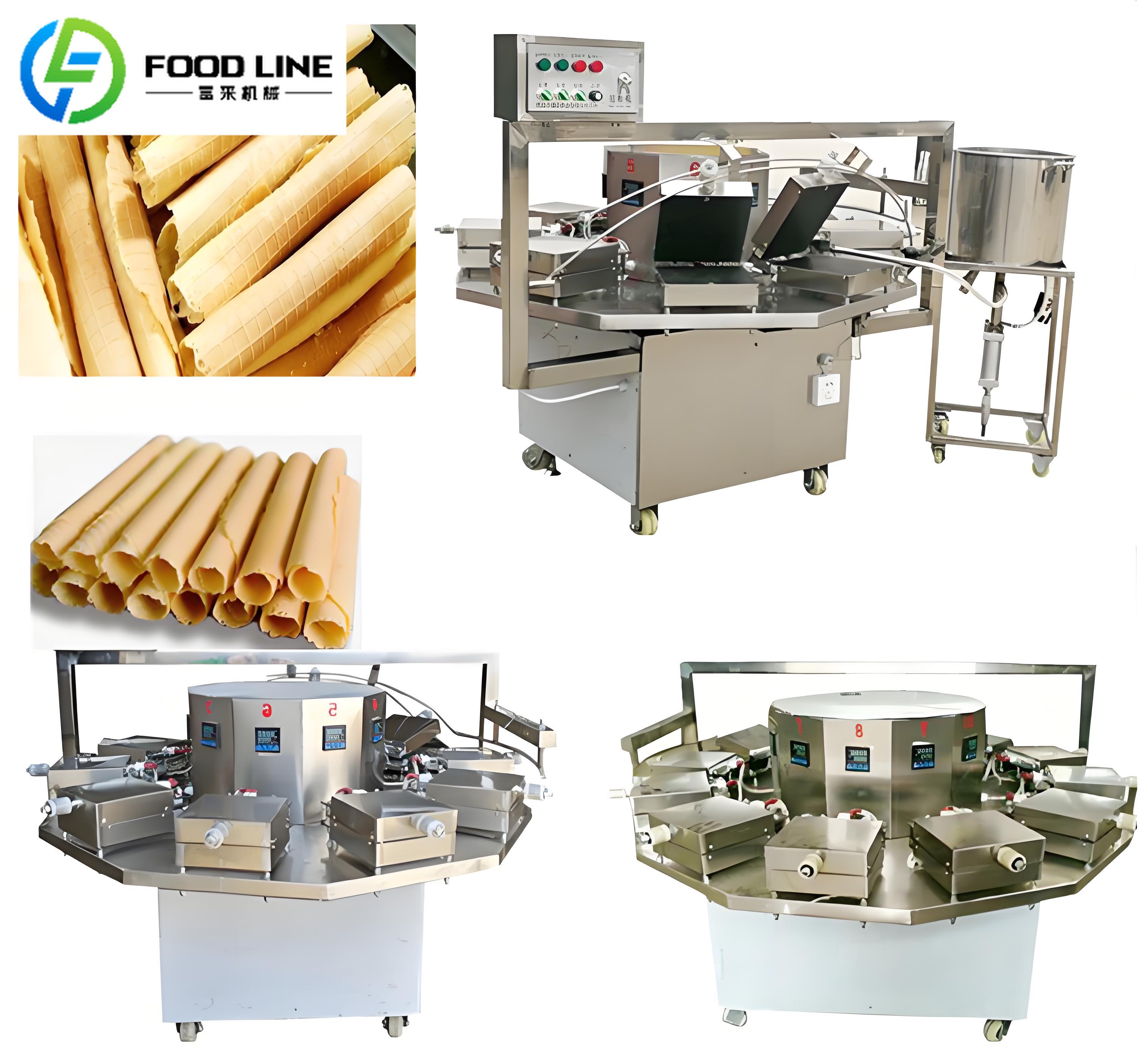 Food Snacks Making Machine - FL Yumurta Rulo Yapma Makinesi Düşük