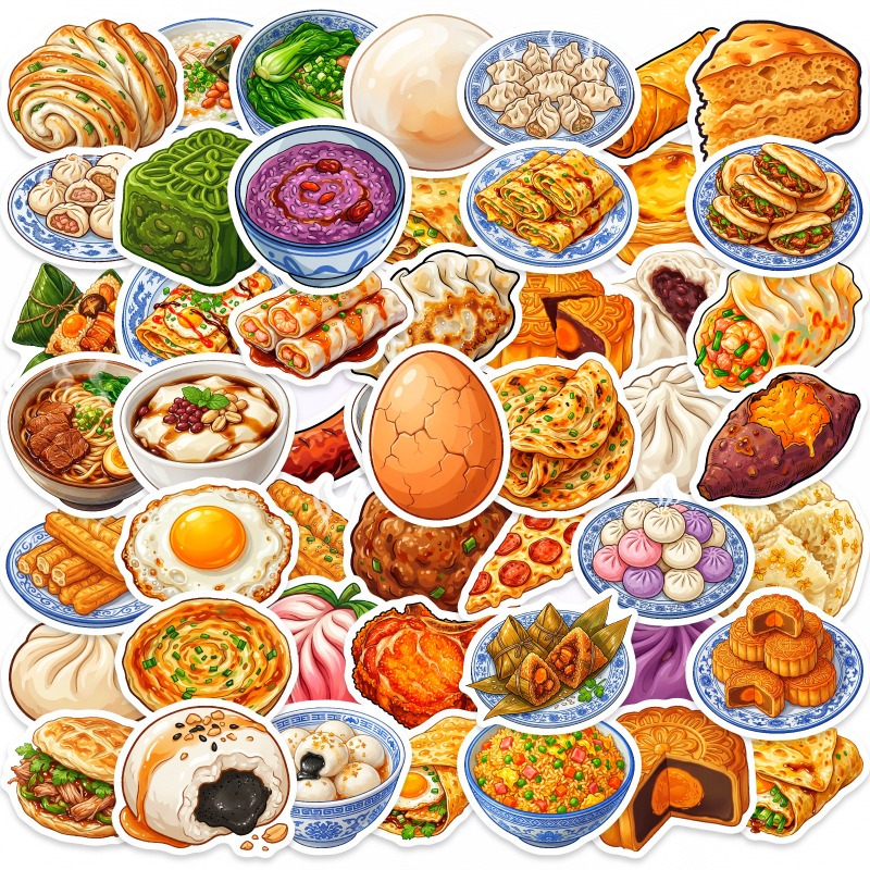 Food Snacks Wholesale - 50 adet Çin Yemeği Günlüğü, Tekrarlamayan