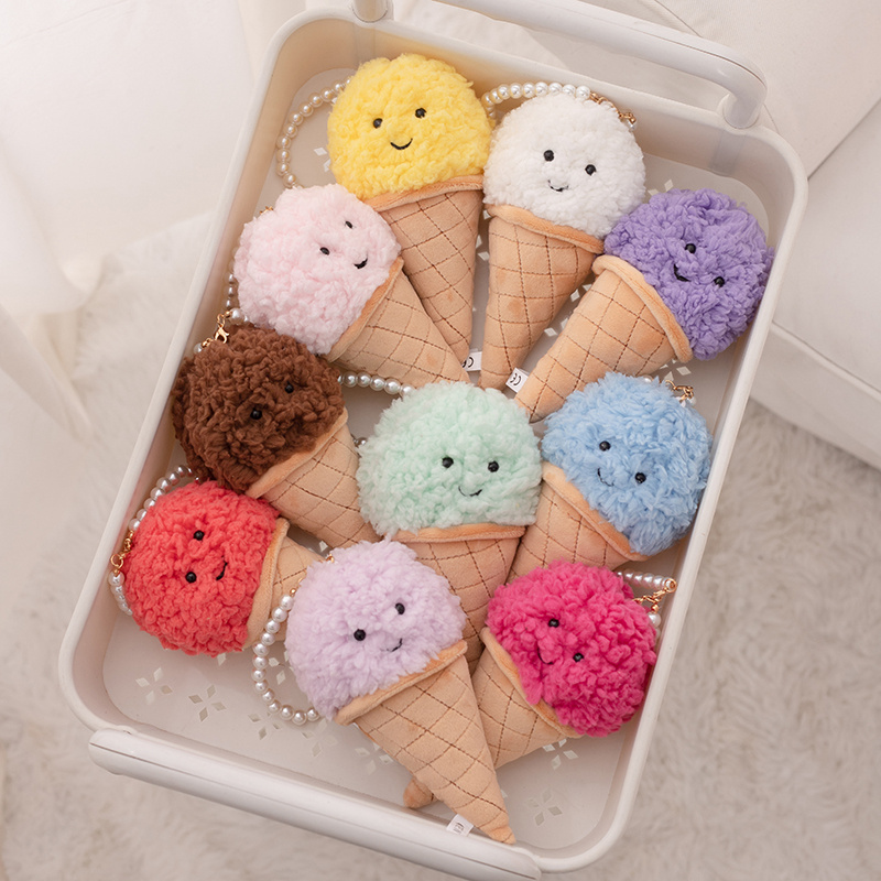 Food Snacks Gifts - Sevimli Karikatür Dondurma Peluş Oyuncak Dolması