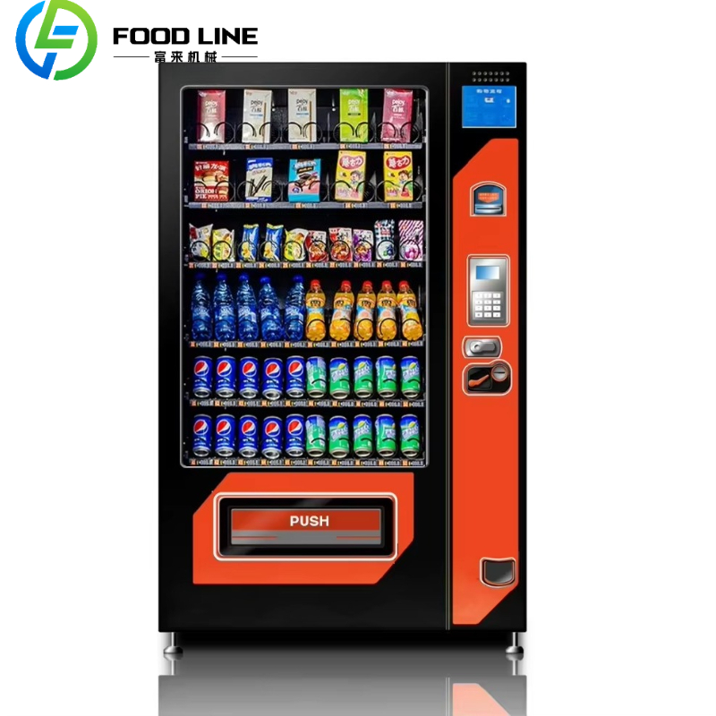 Food Snacks Vending Machine - Özelleştirilmiş Dokunmatik Ekranlı Akıllı Mini İçecek