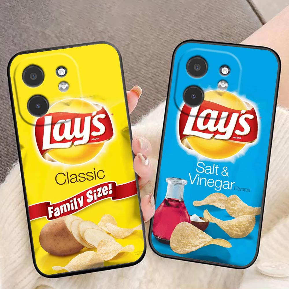 Logo Food Snack - Atıştırmalık Yiyecekleri Patates L-Lay'S Kapaklı Telefon