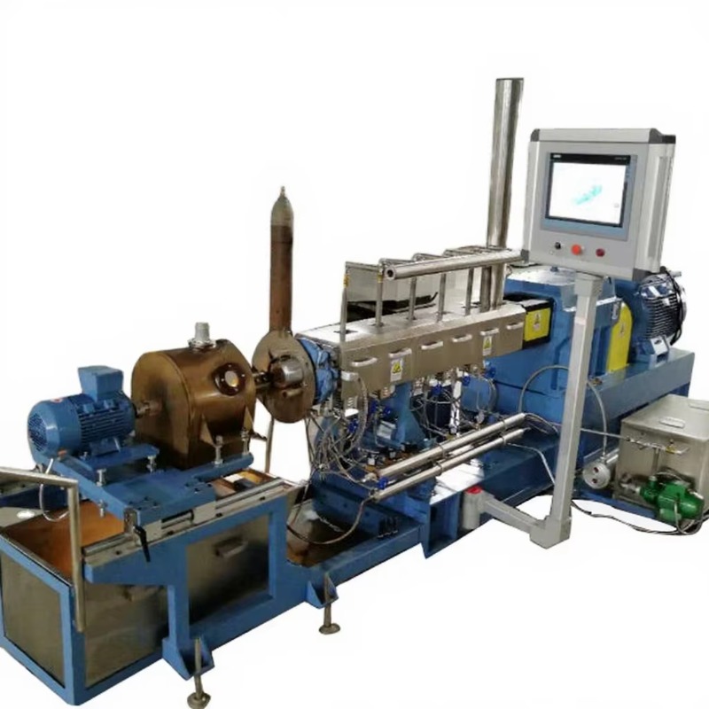 Food Snacks Making Machine - Özelleştirilmiş Çift Vidalı Ekstrüder Doğrudan Şişirilmiş