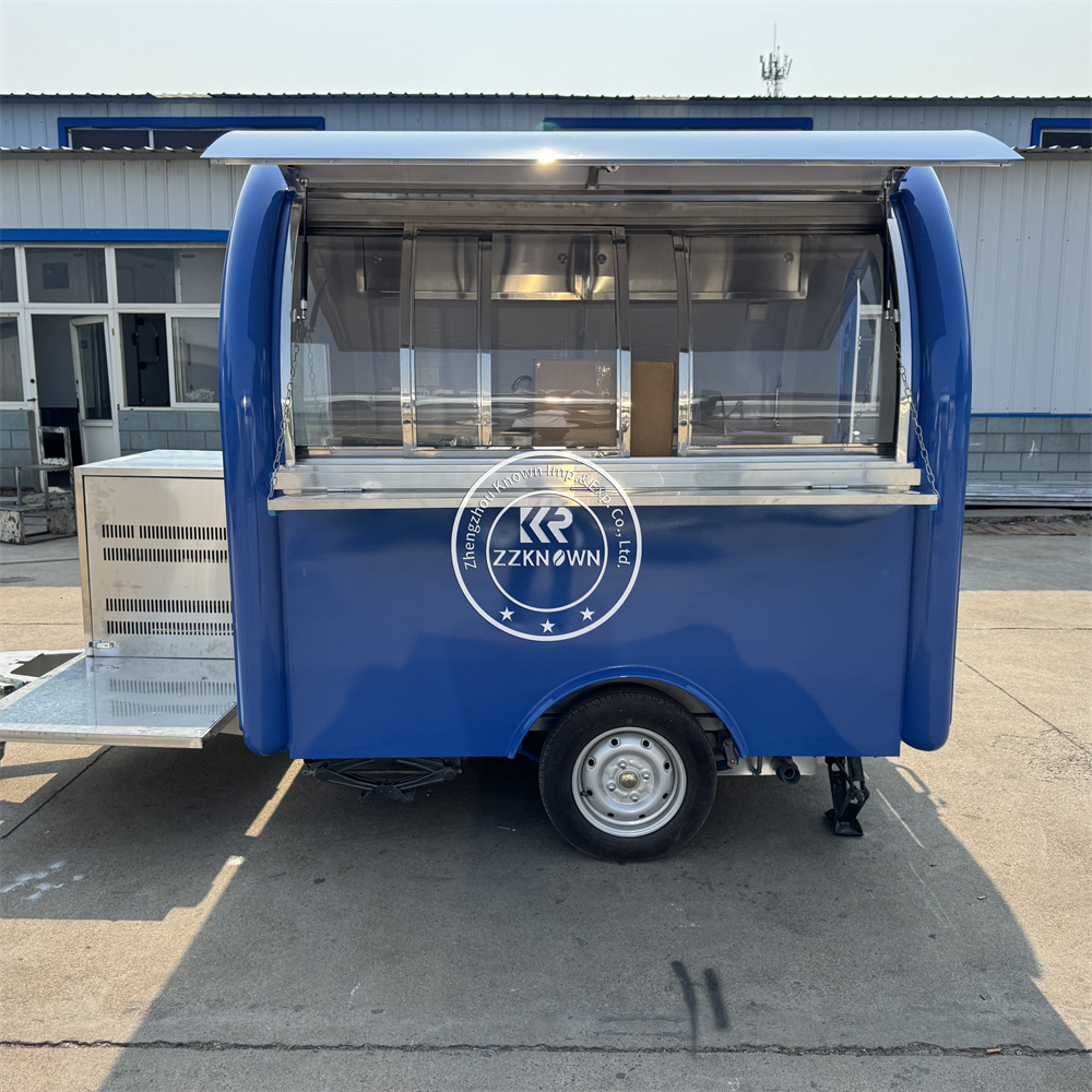 Food Snacks Vending Machine - Açık Mobil Bar Römork Kamyon Sokak
