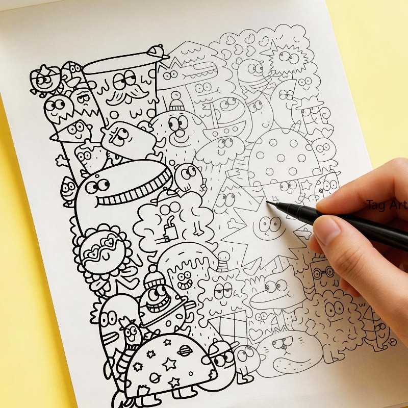 Endişe Giderici El Çizimleri K - Food And Snacks Coloring Book Bold And Easy incelemesi ve fiyatı
