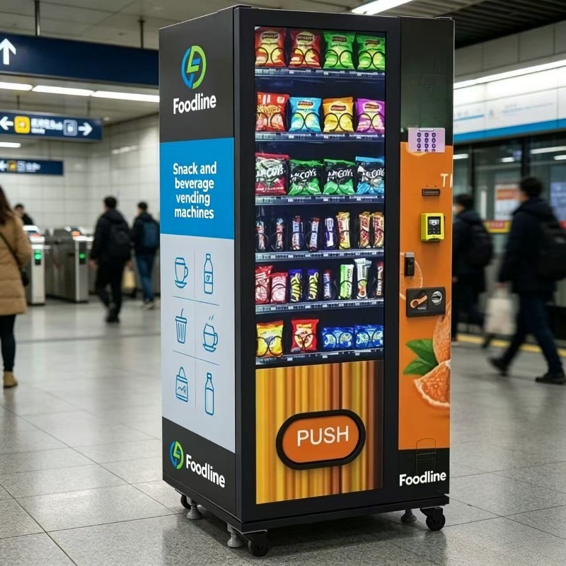 FL Özelleştirilmiş Soğuk Sağlı - Food Snacks Vending Machine incelemesi ve fiyatı