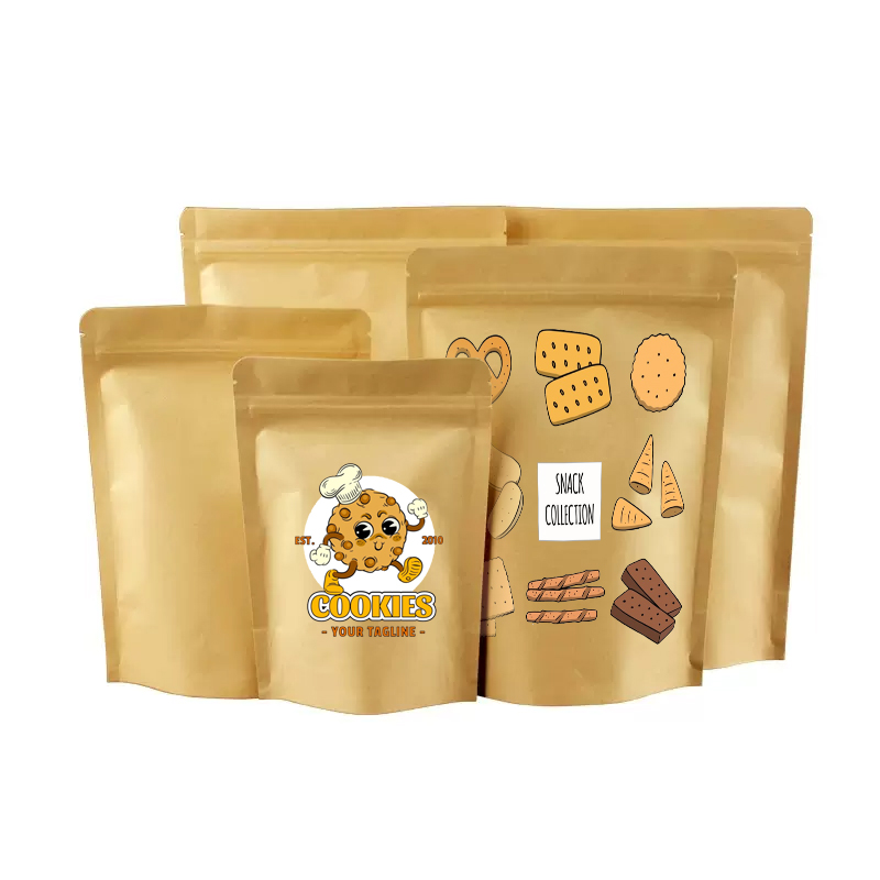 Özel LOGO Baskılı Kahverengi K - Logo Food Snack incelemesi ve fiyatı