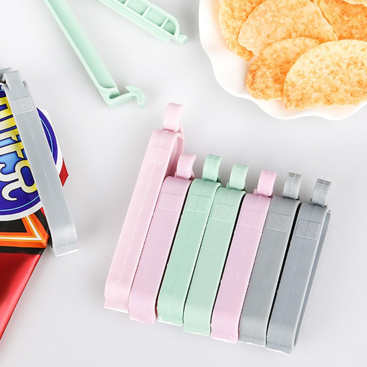 12 adet Karışık Renkli Plastik - Food Snacks Chips incelemesi ve fiyatı