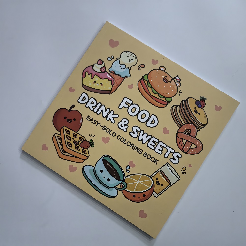 Yiyecek, İçecek ve Tatlılar Ye - Food And Snacks Coloring Book Bold And Easy incelemesi ve fiyatı